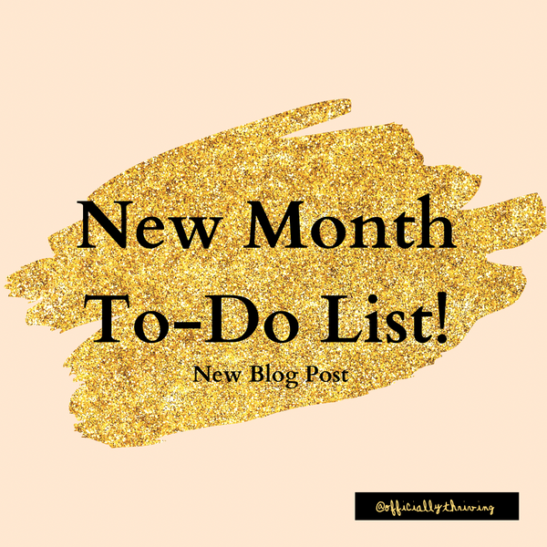 New Month To-Do List